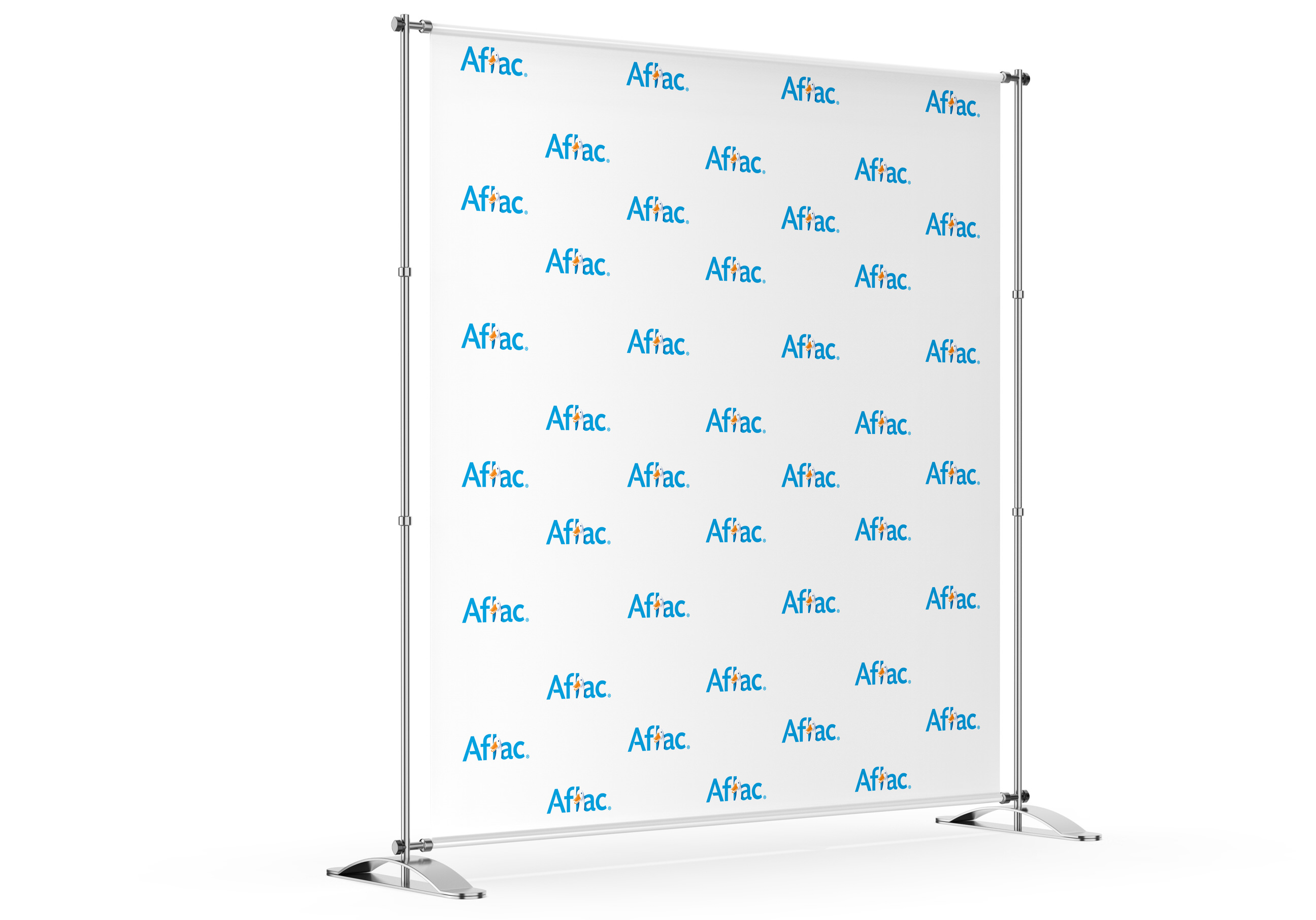 Custom Aflac Printed Backdrop Rentals | New Iberia