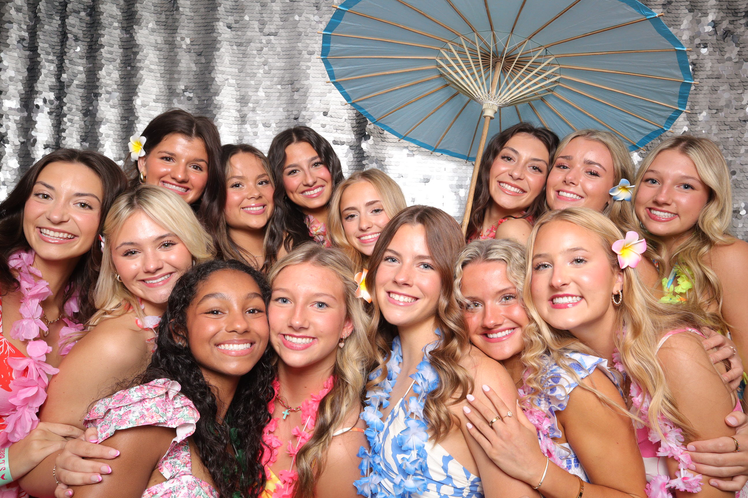 New Iberia, LA Backdrop Rental | Silver Sequins