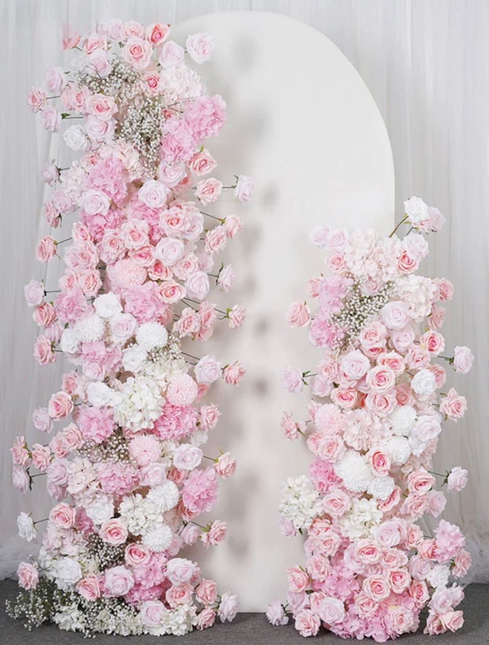 New Iberia, LA Backdrop Rental | Ballet Pink Pillars